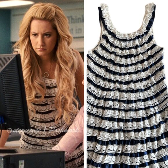 Marc by Marc Jacobs Caroline Tiered Eyelet Lace Dress ASO Sharpay Evans - Picture 1 of 10
